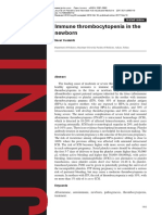 Immune Thrombocytopenia in The Newborn: Murat Yurdakök