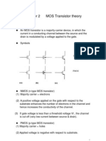 Chapter 2 MOS Transistor Theory