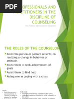 5 Roles, Functions and Conpetencies of Counselors