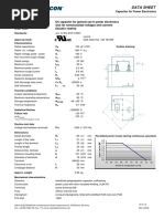 Data Sheet: Capacitor For Power Electronics