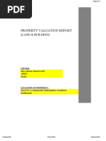 Property Valuation Report: (Land & Building)