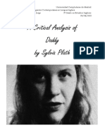 A Critical Analysis of Daddy by Sylvia Plath