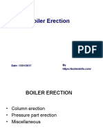 Boiler Erection of Pressure Parts PDF