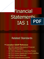 Financial Statements Ias 1