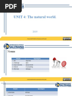 UNIT 4: The Natural World.: Universidad Politécnica Salesiana Del Ecuador