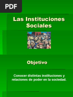 Las Instituciones Sociales