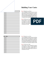 Negotiation - Building Your Scorecard - Template