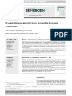 Bronquiectasias en Paciente Joven PDF