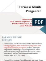 Kuliah 8 Pengantar Farmasi Klinik