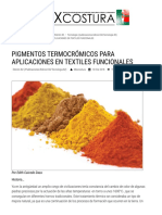 Pigmentos Termocrómicos