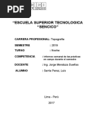 Informe de Topografia