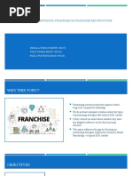 Impact of Positioning Strategies On Franchise Fee Structure