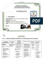 JORNALIZACION ANALISIS Y DISEÑO I y II