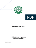 AB Political Science - Progam Catalogue PDF