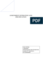 Assignment Estimation and Specification