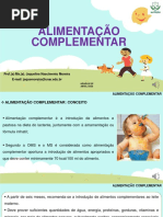 Aula 11 - Alimentação Complementar