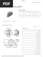 Chumacera SKF Saf 332