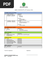 Week 2 Review (5 To 10 January, 2020) : Learning and Facilitating