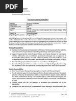 Vacancy Announcement: Community Partners International (CPI) Is A U.S. Nonprofit Organization Working in Partnership With