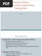 Interim Orders Interlocutory Injunctions Injunctions: Eps Ii