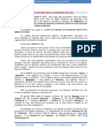 Eclesiologia - Sermon 4 - La Iglesia y Su Estructura - La Diaconia - para La Iglesia