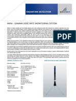 Mira - Gamma Dose Rate Monitoring System: General Technical Data Mira With Solar Panel and Tripod