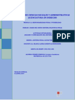 División de Ciencias Sociales Y Administrativas Licenciatura en Derecho