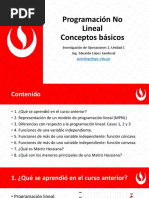 1 - 1 Programación No Lineal Conceptos Básicos PDF