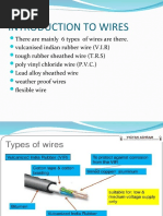 Types of Wires and Cables