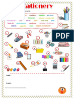 Stationery Worksheet 2 PDF