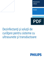 Dezinfectanţi Şi Soluţii de Curăţare Pentru Sisteme Cu Ultrasunete Şi Transductoare - 453562014751a - Ro PDF