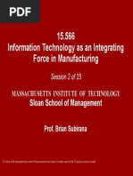 15.566 Information Technology As An Integrating Force in Manufacturing