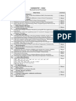 Chemistry List of Practicals Revised HSSC