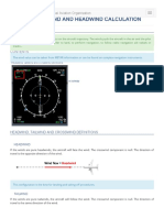 Cross Head Wind Calculation