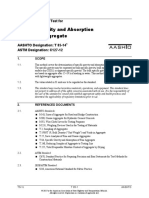 AASHTO T 85-14 - Specific Gravity and Absorption of Coarse Aggregate