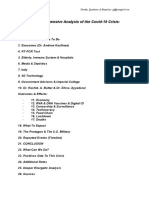 A Comprehensive Analysis of The Covid 19 Crisis