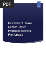 III.A.1. University of Hawaii at Manoa Cancer Center Report and Business Plan