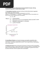 Consumption Function and Its Types