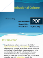 Organizational Culture