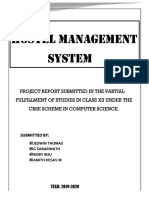 PDF Hostel Management System