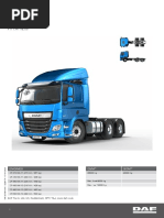 Specification Sheet: FTT 6X4 Tractor