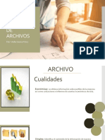 Clases y Cualidades de Archivos