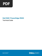 Dell Emc Poweredge R640: Technical Guide