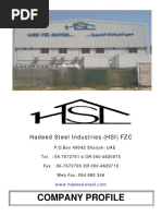 Company Profile: Hadeed Steel Industries (HSI) FZC