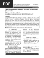 An Experimental Study On Strength Behavi PDF