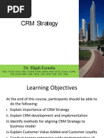 CRM Strategy: Dr. Elijah Ezendu