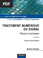 Maurice Bellanger - Traitement Numérique Du Signal - Théorie Et Pratique 8e Édition PDF