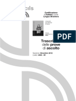 CILS Dicembre 2012 Trascrizioni Uno B1 PDF