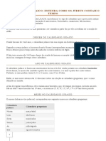 1 - Calendário Judaico: Entenda Como Os Judeus Contam O Tempo