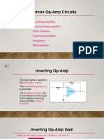 Common Op-Amp Circuits